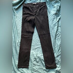 Levi's Women's Straight Leg Black Jeans